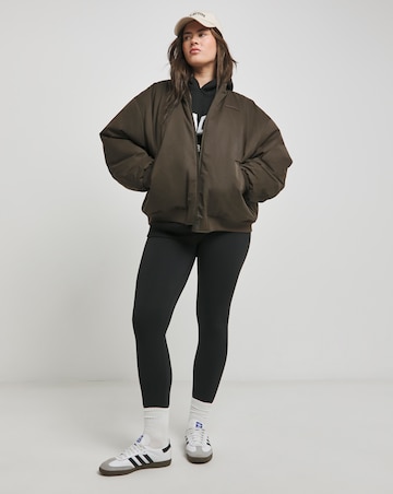 TALA Black Brown Reversible Bomber Jacket