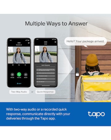 TP-Link Tapo Smart Video Doorbell Camera Kit