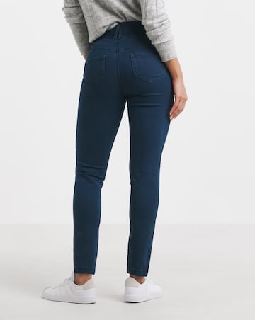 Dark Blue Stretch Slim Pull On Jeggings