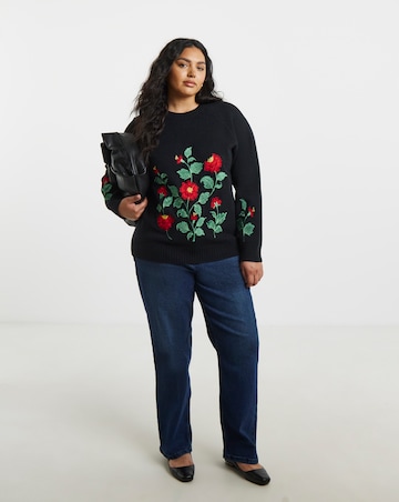 Lovedrobe Embroidered Jumper
