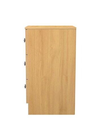 Richmond Ready Assembled 3 Drawer Bedside Table