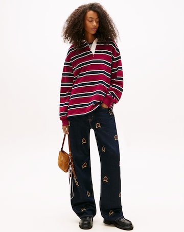 Tommy Jeans Relaxed Fit Stripe Rugby