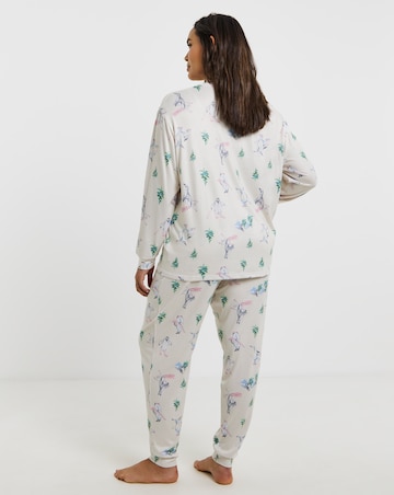 Simply Be Christmas Penguin Supersoft Twosie Pyjama Set
