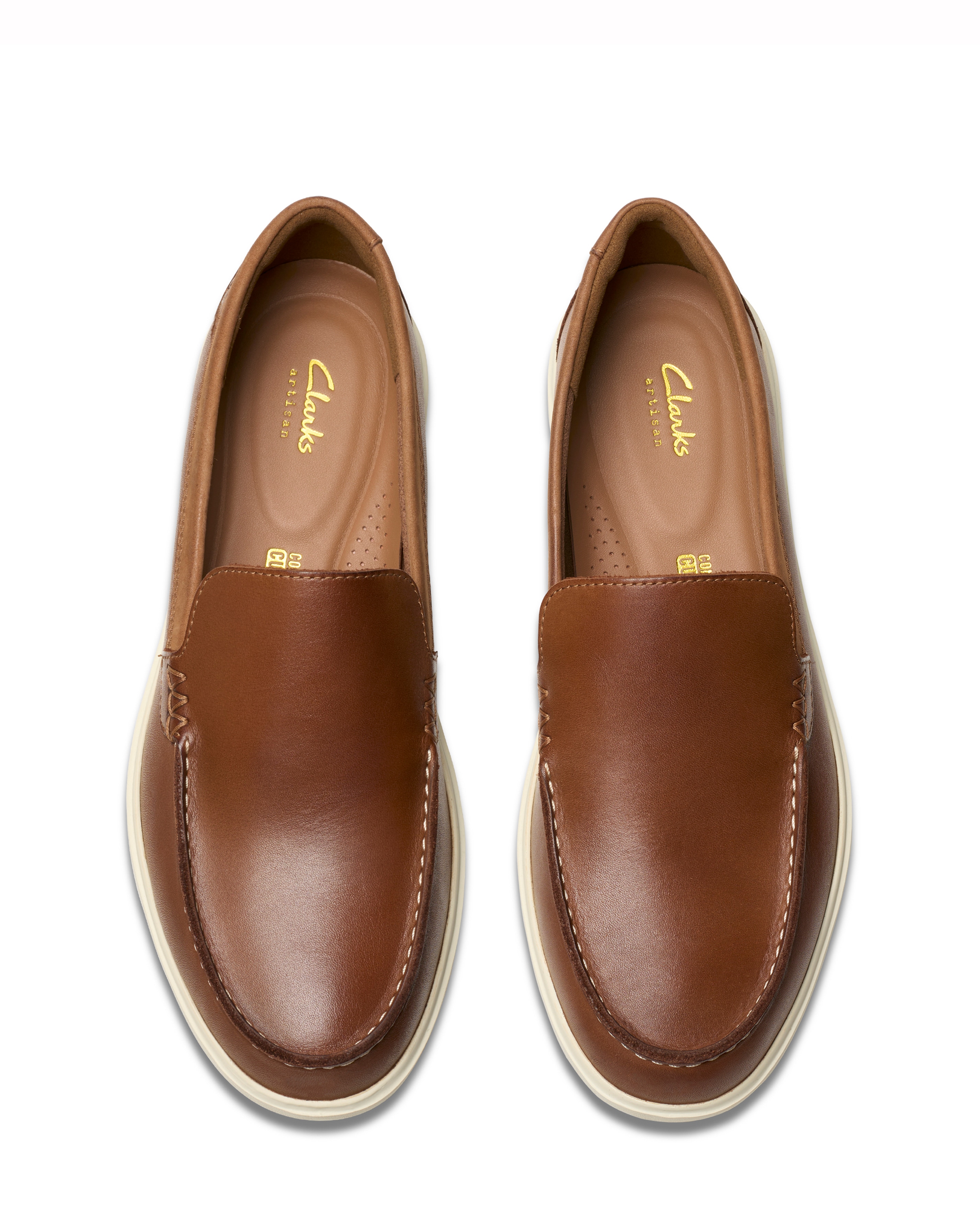 Clarks Bratton Loafer Dark Tan Fashion World