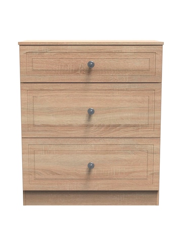 Richmond Assembled 3 Drawer Chest