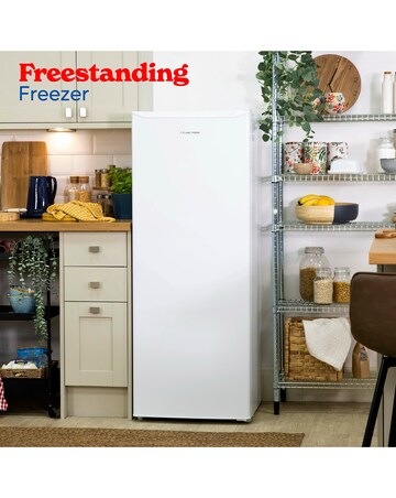 Russell Hobbs RH143FZ552E1W 143cm High Small Upright Freezer - White - E Rated