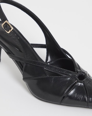 Carrie Slingback Pointed Heel Shoes - Extra Wide Fit (EEE)