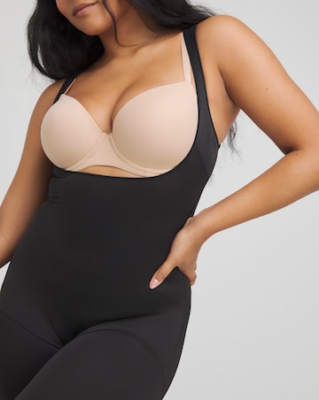 Naomi&Nicole Unbelievable Comfort Firm Control Torsette Thigh Slimmer Black