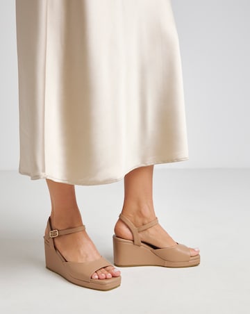 Simply Be Lexia Wedge Sandals - Wide Fit (E)