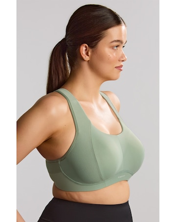 Sculptresse Thrive Non Padded Pale Green Wired High Impact Sports Bra