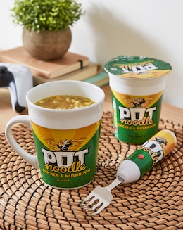 Pot Noodle Chicken &amp; Mushroom Mug and Spin Fork Gift Set