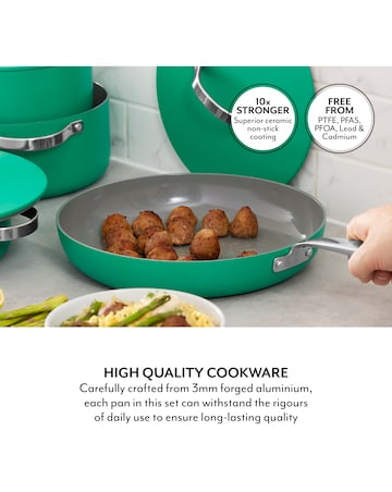 Sur La Table 4 Piece Pan Set Green