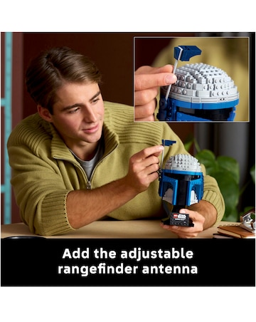 LEGO Star Wars: Attack of the Clones Jango Fett Helmet, Model Kit 75408