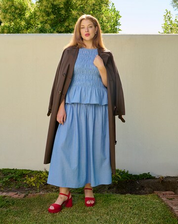 Simply Be Chocolate Essential Trench Coat