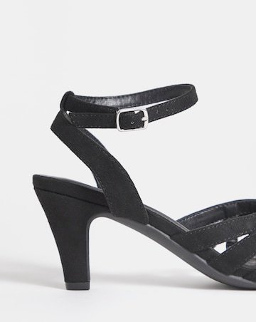 Waltz Round Toe Caged Heels - Extra Wide Fit (EEE)