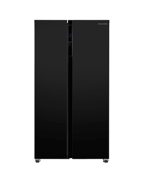 Russell Hobbs RH90AFF201B Slim American Fridge Freezer - Black E Rated