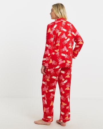 Pretty Secrets Cocktail Print Revere PJ Set