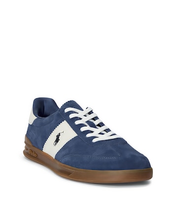 Polo Ralph Lauren Heritage Aera Trainers - Navy Cream