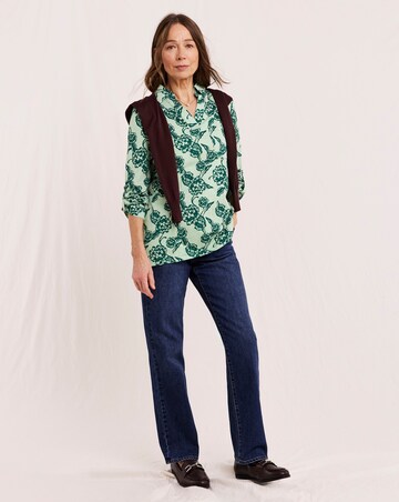 Julipa Cotton Printed Pop Over Top