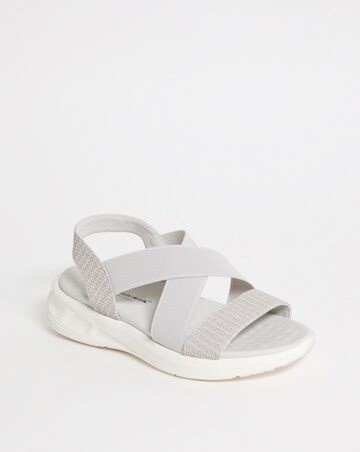 Cushion Walk Elasticated Sandal EEE Fit