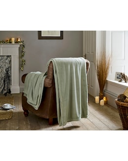 Supersize Fleece Throw 230x270cm - Sage