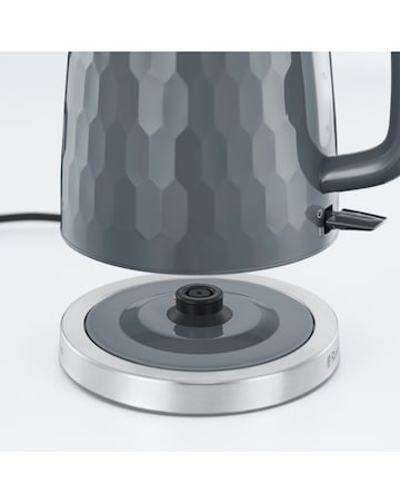 Russell Hobbs 26053 Textured Honeycomb Grey Kettle