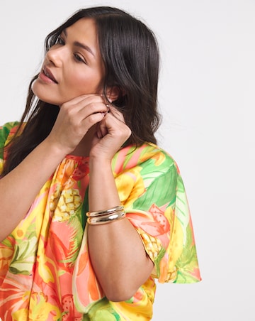 Joanna Hope Split Sleeve Maxi Dress