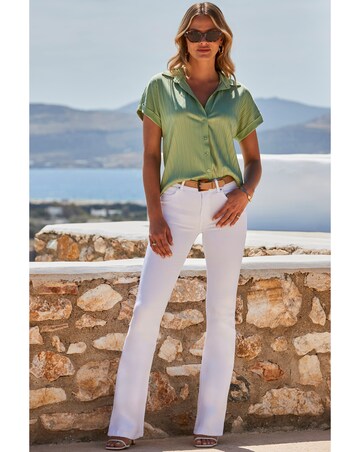 Sosandar Plisse Sleeveless Shirt