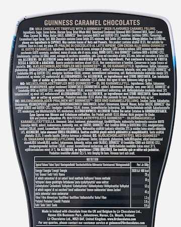 Guinness Pint Shaped Tin with Guinness Chocolate Caramel Truffles