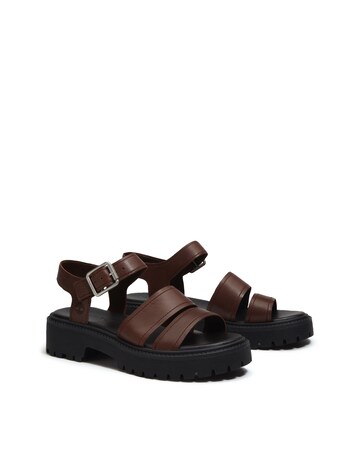 Timberland Stone Street Dark Brown Full Grain Sandals