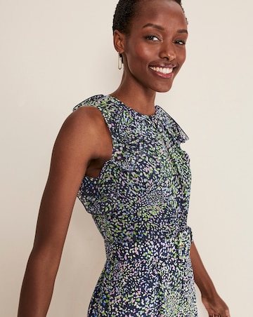 Phase Eight Maggie Ruffle Printed Jumpsuit