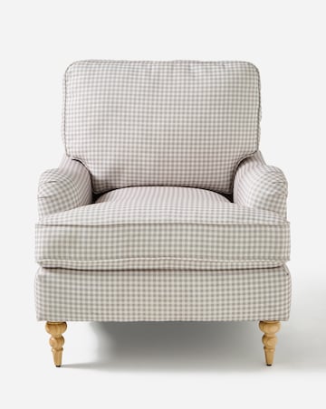 Wisteria Gingham Armchair