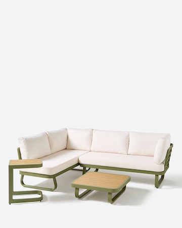 Genoa Green Corner Sofa Set