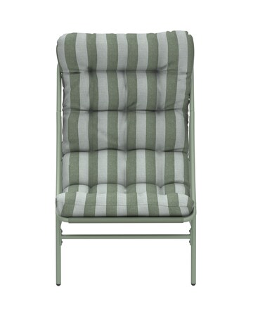 Charles Bentley Green Stripe Bistro Set