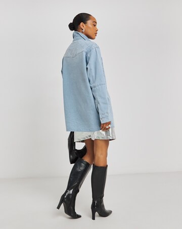 Simply Be X Twisted Wunder Diamante Shacket Co-ord