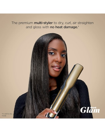 Shark Glam Straight, Waves & Curls Multi-Styler 5-In-1 - Gold - HD6052SUK