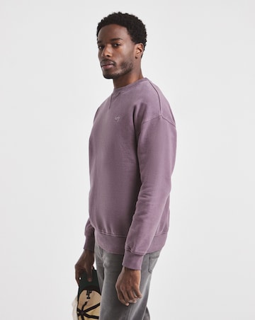 Union Crew Neck Sweatshirt - Plum