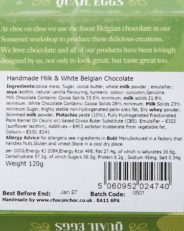 Choc on Choc Easter Biscoff Filled Eggs and Pistachio Filled Eggs