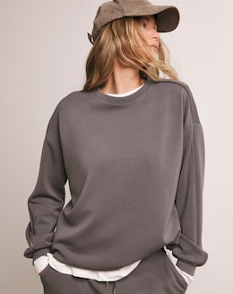 Anthology Satin Stripe Sweatshirt