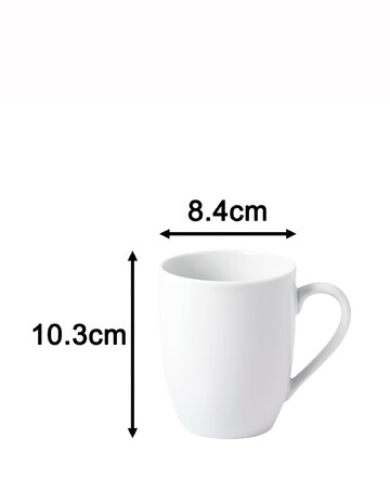 Waterside White Coupe 60 Piece Dinner Set