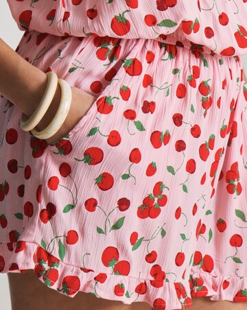 Simply Be 2 Pack Value Cherry Print Beach Playsuits