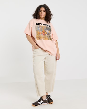 Simply Be Peach Paul Cezanne License T-Shirt