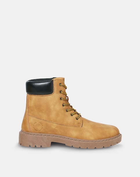 Jack & Jones Ainsworth PU Boots - Tan