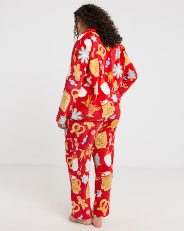 Pretty Secrets Christmas Fleece Matching Family Pyjama Womens