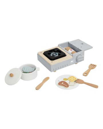 Wooden Camping Stove Set