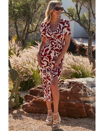 Sosandar Stretch Woven Dress