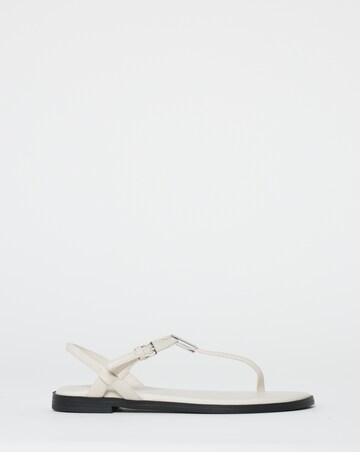 Rocky T Bar Hardware Detail Flat Sandals - Extra Wide Fit (EEE)