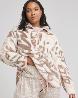 Pretty Secrets Super Soft Snuggle Top With Contrast Binding