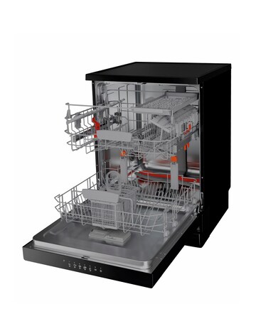 Hotpoint HFC3C26WCBUK Full Size Dishwasher 14 Place Settings Black + Install