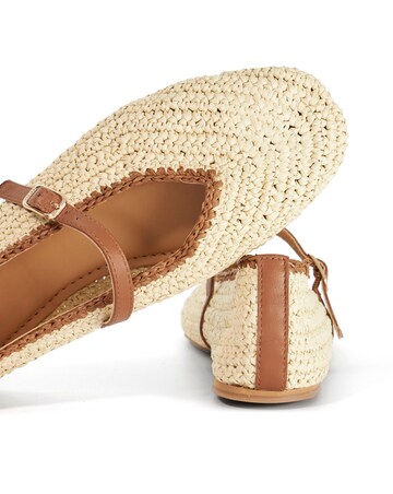 Dune Haloha Basket Weave Flat Shoes - Standard Fit (D)